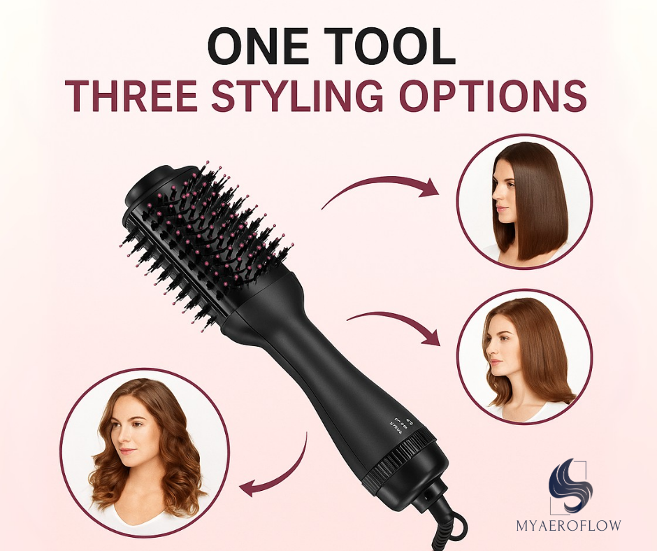 3-in-1 Hair Dryer Brush Styling Brush