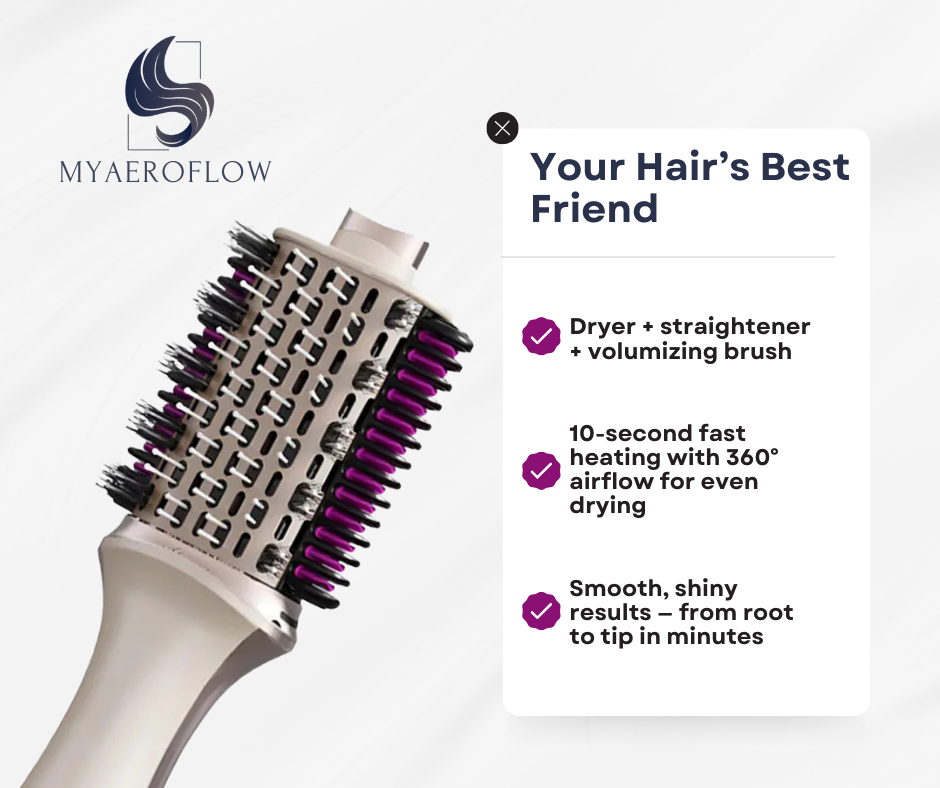 3-in-1 Hair Dryer Brush Styling Brush