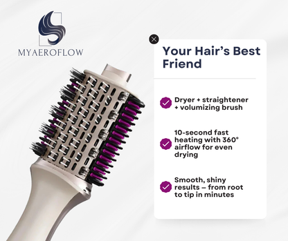 3-in-1 Hair Dryer Brush Styling Brush